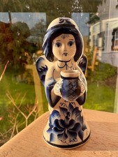 Vintage Russian Folk Art Gzhel