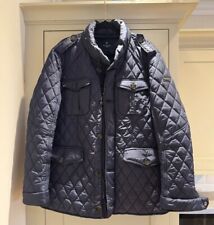 Hackett Quilted Holborn Jacket - Size XXL - Navy Blue - Excellent Condition