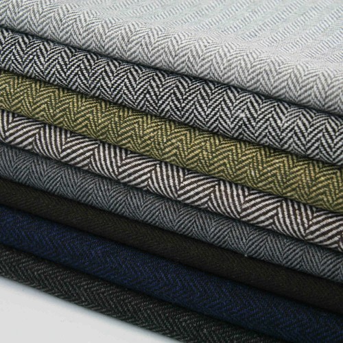 Herringbone tweed wool blend - wool,