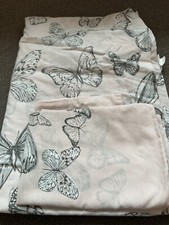 Pink Butterfly Duvet Cover And Pillow Case Single