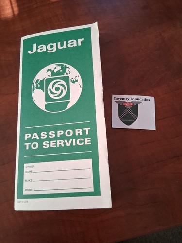 Original 1979 jaguar passport - original,