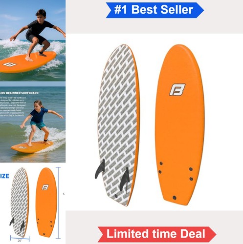 Soft top surfboard 4ft10 - soft,