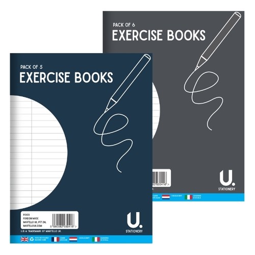 Pack lined exercise books - 5,