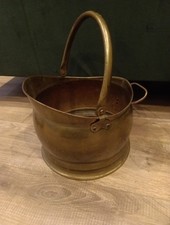 Vintage Antique Brass Coal