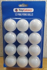 Pack of 12 Ping Pong Balls Durable Balls for Table Tennis/Games, Toy Galaxy 