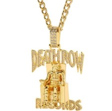 Death Row Records (Chain)-(Gold)-(New)-(Zirconia)-$33.00