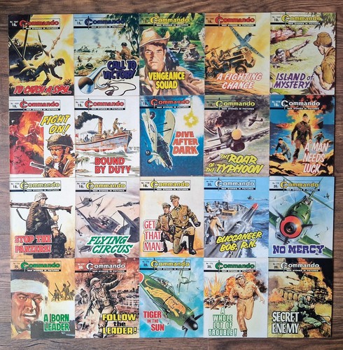 Commando comics job - comics, bundle