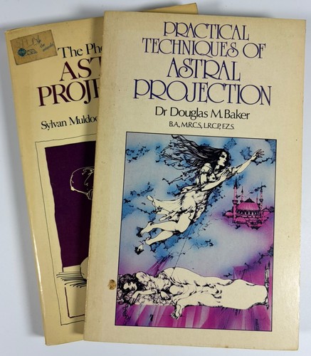Astral projection books - projection, x2