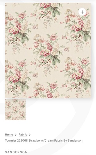 Sanderson tournier fabric - tournier,