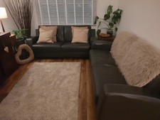 2 X 3 Seater Leather DFS Sofas