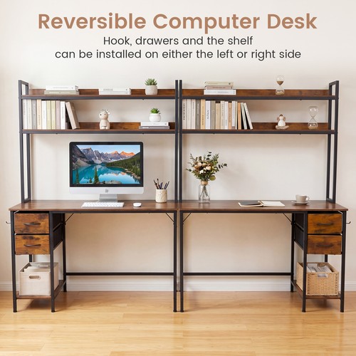 Computer desk hutch - desk,