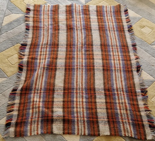 Vtg highland tartan travel - vtg, rug