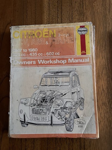 Citroen 2cv ami dyane - citroen, haynes
