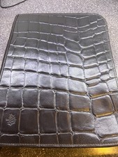 Mulberry Black Croc-Embossed