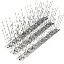Bird Fence Spikes Pigeon Squirrel Cat Rodent Stainless Steel Metal 1m 3m 5m 10m