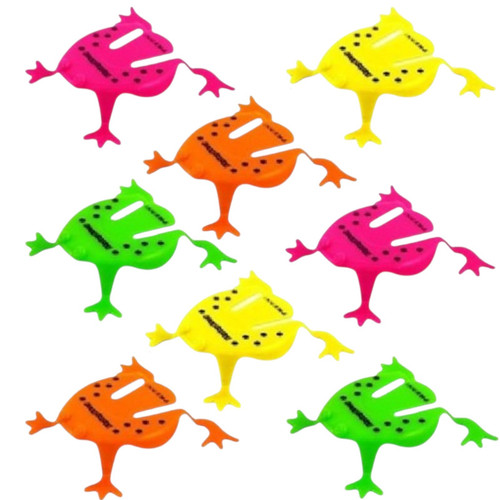 Neon jumping frogs - frogs, 8