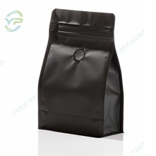 Flat Bottom Black Coffee Pouch