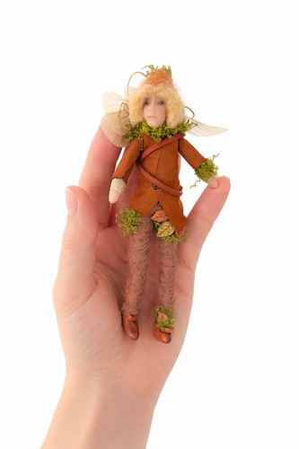 Unique handmade felting fairy - unique,