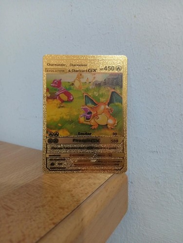 Gold plated metal pokemon - gold,