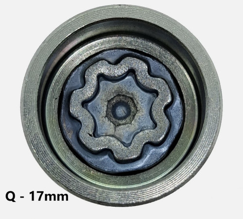 Wheel locking nut - locking, bolt