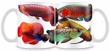 Arowana fish mug freshwater - arowana,