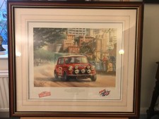 Tony Smith ltd edition Mini Monte print signed framed  authenticity certificate