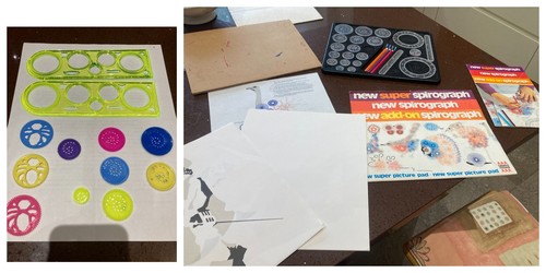 Super spirograph set - super, set,