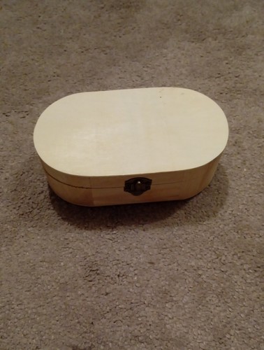 Plain wooden box - plain,
