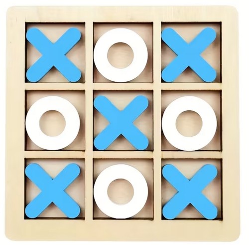 Tic tac toe - wooden, board