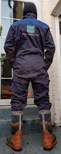 mens blue work overalls
