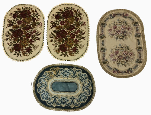 Velvet cut table runner - velvet,