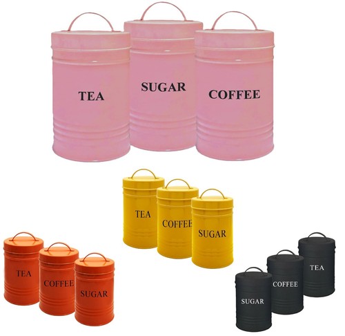 Set tea coffee sugar - 3,