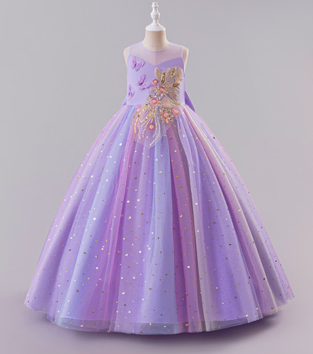 New wedding girl dress lace - new,