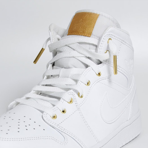 Custom jordan mid white - custom,