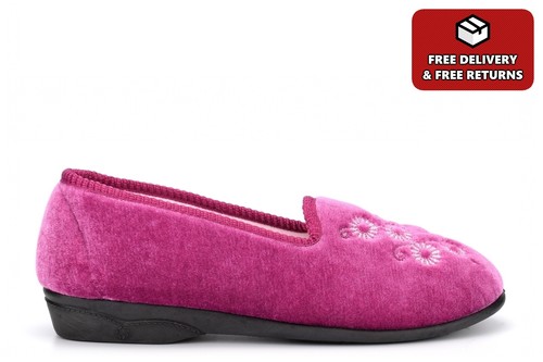 Womens embroidered slipper - womens,