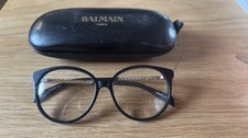 Balmain Eyeglasses BL1509S Womens Black Full Rim Plastic Eyewear Glasses Frames