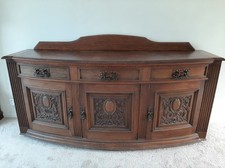 Oak Edwardian c1910 sideboard. Far better than oak furniture land
