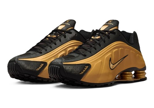 Nike shox metallic gold - shox, r4