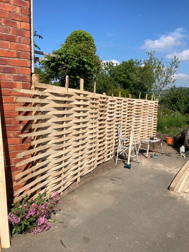 Fence weaved fencing sweet - weaved,