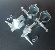 Lambretta Fork Bolt On Damper Brackets Top & Bottom Li,Sx,TV,Gp