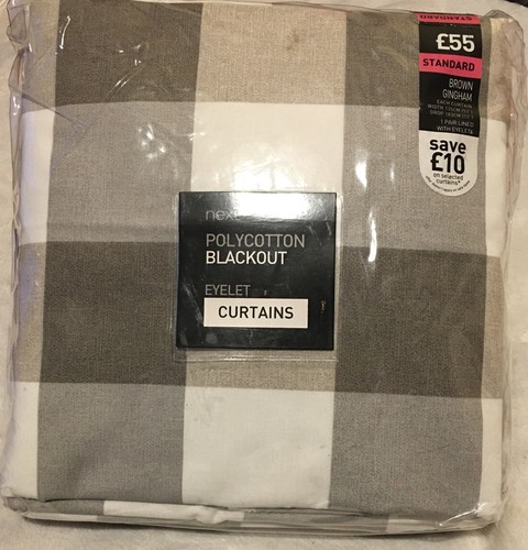 New next brown gingham - new,