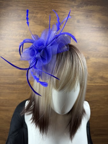 Royal purple floral - floral, sinamay