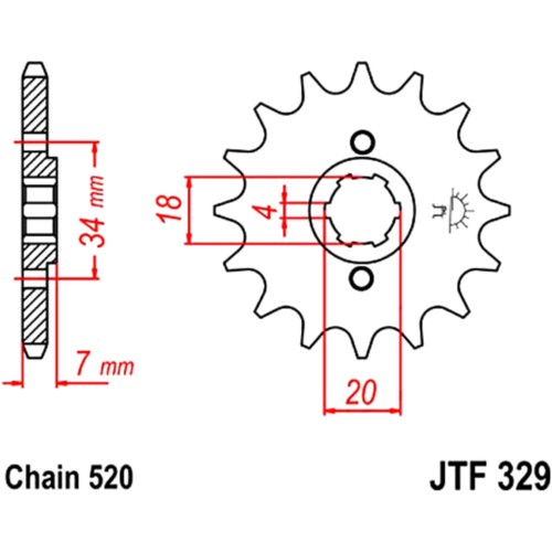 Sprockets 13z 520 - 13z,