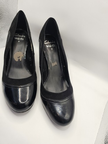 Clarks black patent - patent, and