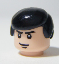 LEGO Original Batman Bruce Wayne Minifigure Head Hair Parts 7783 DC 2006 bat013