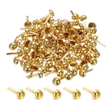 100pcs 8x16mm Mini Brads Round