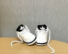 Crochet baby shoes Handmade crochet wool baby booties sneakers slippers