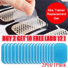 Gel Pads Replacement For ABS EMS Abdominal Stimulator Muscle Trainer Exerciser M