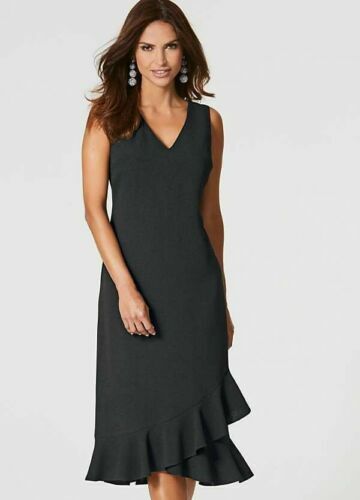 Kaleidoscope black frill hem - frill,