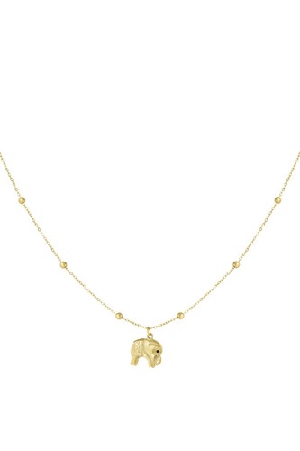 14ct gold plated - gold-plated, elephant